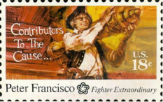 Peter Francisco stamp
